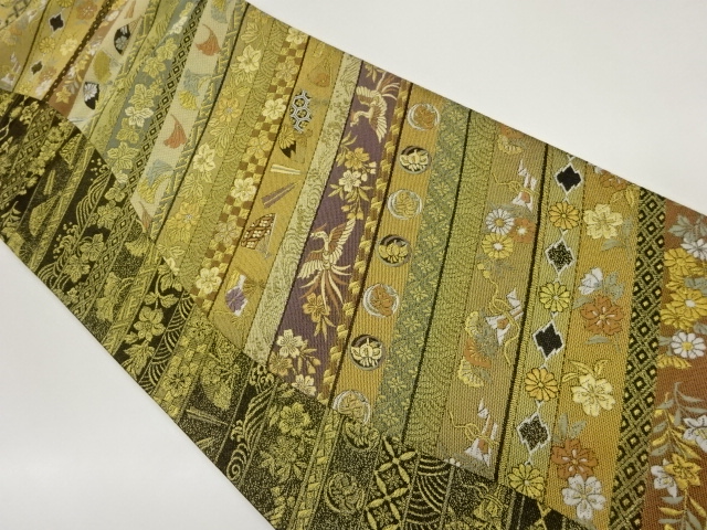 JAPANESE FUKURO OBI / WOVEN PHOENIX